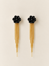 Pendientes Rosa de Jardín for Redondo Brand S - Negro