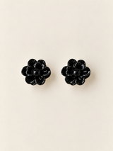 Pendientes Rosa de Jardín for Redondo Brand S - Negro