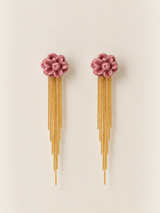 Pendientes Rosa de Jardín for Redondo Brand S - Rosa