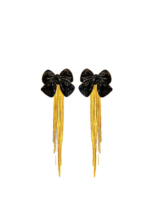 Pendientes Preppy Gold Ribon