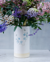 Jarrón para flores de cerámica artesanal